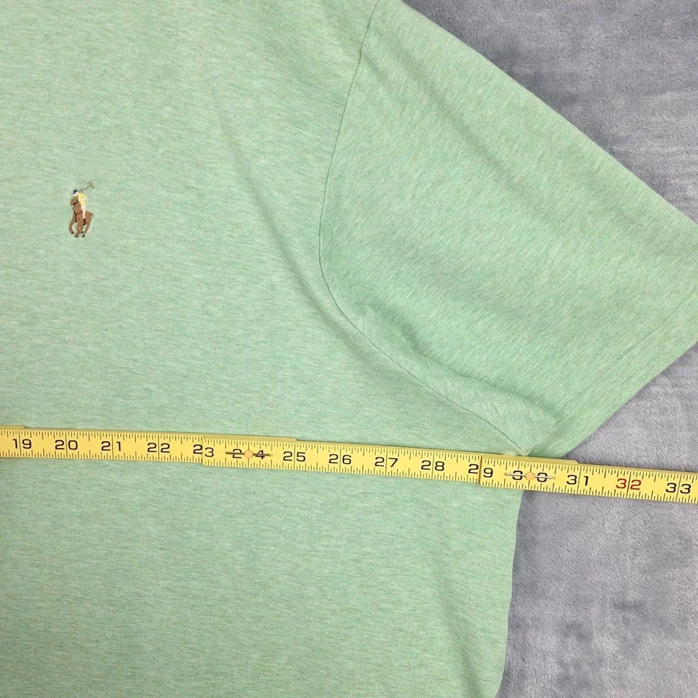 Polo Ralph Lauren Shirt Mens 4XB Big Green Preppy Pony Short Sleeve Tee Casual
